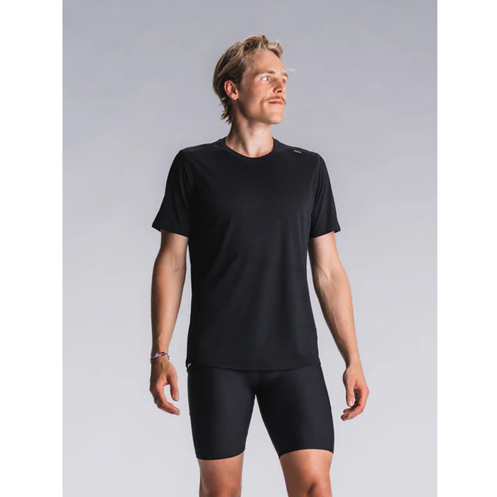 FUSION Mens Run T-shirt-Sort