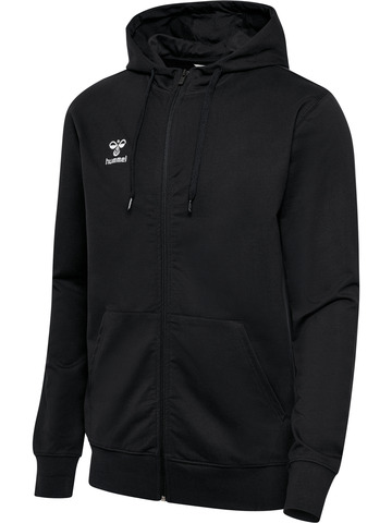 HUMMEL 2.0 Zip Hoodie, Herre - Økologisk Bomuld-Sort
