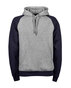 TEE JAYS Two-tone Hood Sweatshirt - Navy