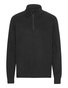 NEUTRAL Unisex Quarter Zip Sweatshirt, 100% Økologisk Fairtrade Bomuld - Sort