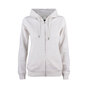 CLIQUE Premium OC Hoody Full Zip Dame - Øko Bomuld - Lysegrå