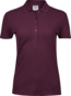 TEE JAYS Ladies Luxury Stretch Polo, Økologisk, dame - Blommefarvet