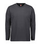 ID Pro Wear T-shirt - Langærmet - Silver grey