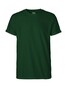 NEUTRAL Roll Up Sleeve T-shirt, 100% Økologisk Fairtrade Bomuld - Flaskegrøn