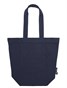 NEUTRAL Panama Totbag m. lynlås - 100% Økologisk Fairtrade Bomuld - Navy