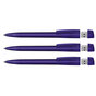 KLIO Pen Transparent med plast tip 4 GB usb stik. - Mørke blå