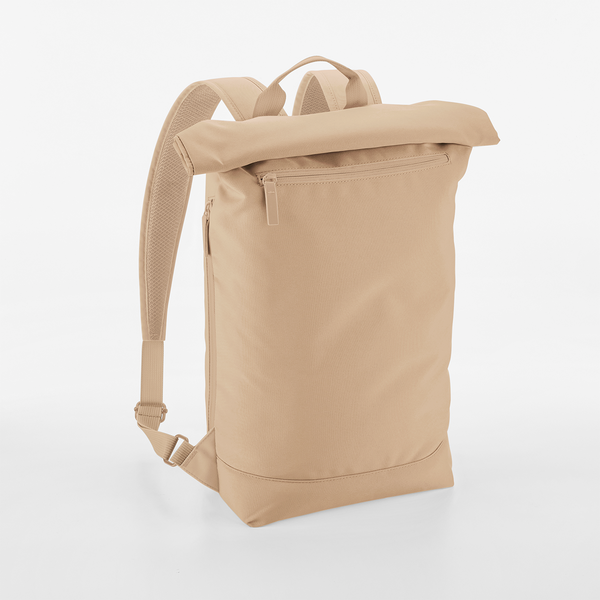 Simplicity Roll-Top Backpack Lite - 100 % genanvendt 600D polyester - Creme