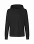 NEUTRAL Unisex Jersey Zip Hoodie, 100% Økologisk Fairtrade Bomuld - Sort