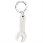 Svensknøgle Nøglering - Genbrugs Akryl - Hvid