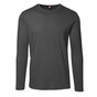 ID Interlock T-shirt - Langærmet - Koks grå