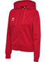 HUMMEL 2.0 Zip Hoodie, Dame - Økologisk Bomuld - Rød