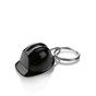 Hjelm nøglering - Genbrugs Akryl - Sort