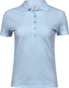 TEE JAYS Ladies Luxury Stretch Polo, Økologisk, dame - Lyseblå