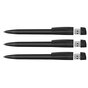 KLIO Pen Transparent med plast tip 4 GB usb stik. - Sort