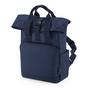 Recycle Mini Twin Handle Roll-Top rygsæk - rPet - Navy
