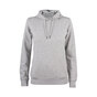 CLIQUE Premium OC Hoody Dame - Øko Bomuld - Grå
