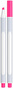 SCHNEIDER Slim highlighter - Biobaseret plastik - Neon Pink