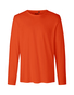 NEUTRAL Langærmet T-shirt, 100% Økologisk Fairtrade Bomuld - Orange