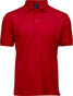 TEE JAYS Luxury Stretch Polo, Økologisk, herre - Rød