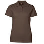 ID Piqué Poloshirt Stretch Dame - Mocca