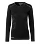 GEYSER long-sleeved T-shirt, seamless, dame - rPet - Sort