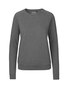 NEUTRAL Dame Sweatshirt, 100% Økologisk Fairtrade Bomuld - Mørkegrå Melange