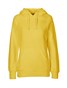NEUTRAL Hoodie, Dame,  100% Økologisk Fairtrade Bomuld - Gul