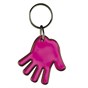 Hånd Nøglering - Genbrugs Akryl - Pink