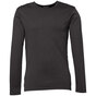 TEE JAYS Long Sleeve Interlock T-shirt - Økologisk, herre - Mørkegrå