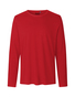NEUTRAL Langærmet T-shirt, 100% Økologisk Fairtrade Bomuld - Rød