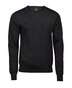 TEE JAYS Crew Neck Strik - Sort