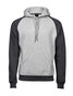 TEE JAYS Two-tone Hood Sweatshirt - Grå melange