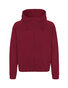 NEUTRAL Unisex Hidden Zip Hoodie, 100% Økologisk Fairtrade Bomuld - Bordeaux Rød