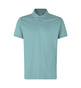ID Økologisk poloshirt, herre - Støvet grøn