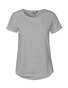 NEUTRAL Roll Up Sleeve Dame T-shirt, 100% Økologisk Fairtrade Bomuld - Grå melange