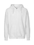 NEUTRAL Zip Hoodie, 100% Økologisk Fairtrade Bomuld - Hvid