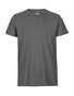 NEUTRAL Fit T-shirt, 100% Økologisk Fairtrade Bomuld - Mørkegrå Melange