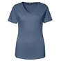 ID Interlock T-shirt Dame - V-hals - Indigo