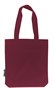 NEUTRAL Kraftig Mulepose, 100% Økologisk Fairtrade Bomuld - Bordeaux Rød