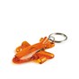 Flyver Nøglering - Genbrugs Akryl - Klar Orange
