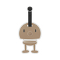 Hoptimist Bag tag - Latte