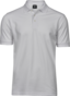 TEE JAYS Luxury Stretch Polo, Økologisk, herre - Hvid
