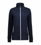 ID Cardigan Dame - Kontraststrib - Navy