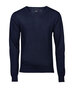 TEE JAYS V-Neck Merino Strik - Navy