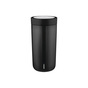 STELTON To Go Click Termokop, 0,4 ltr. - 90% genbrugsstål - Sort