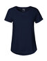 NEUTRAL Roll Up Sleeve Dame T-shirt, 100% Økologisk Fairtrade Bomuld - Mørke blå