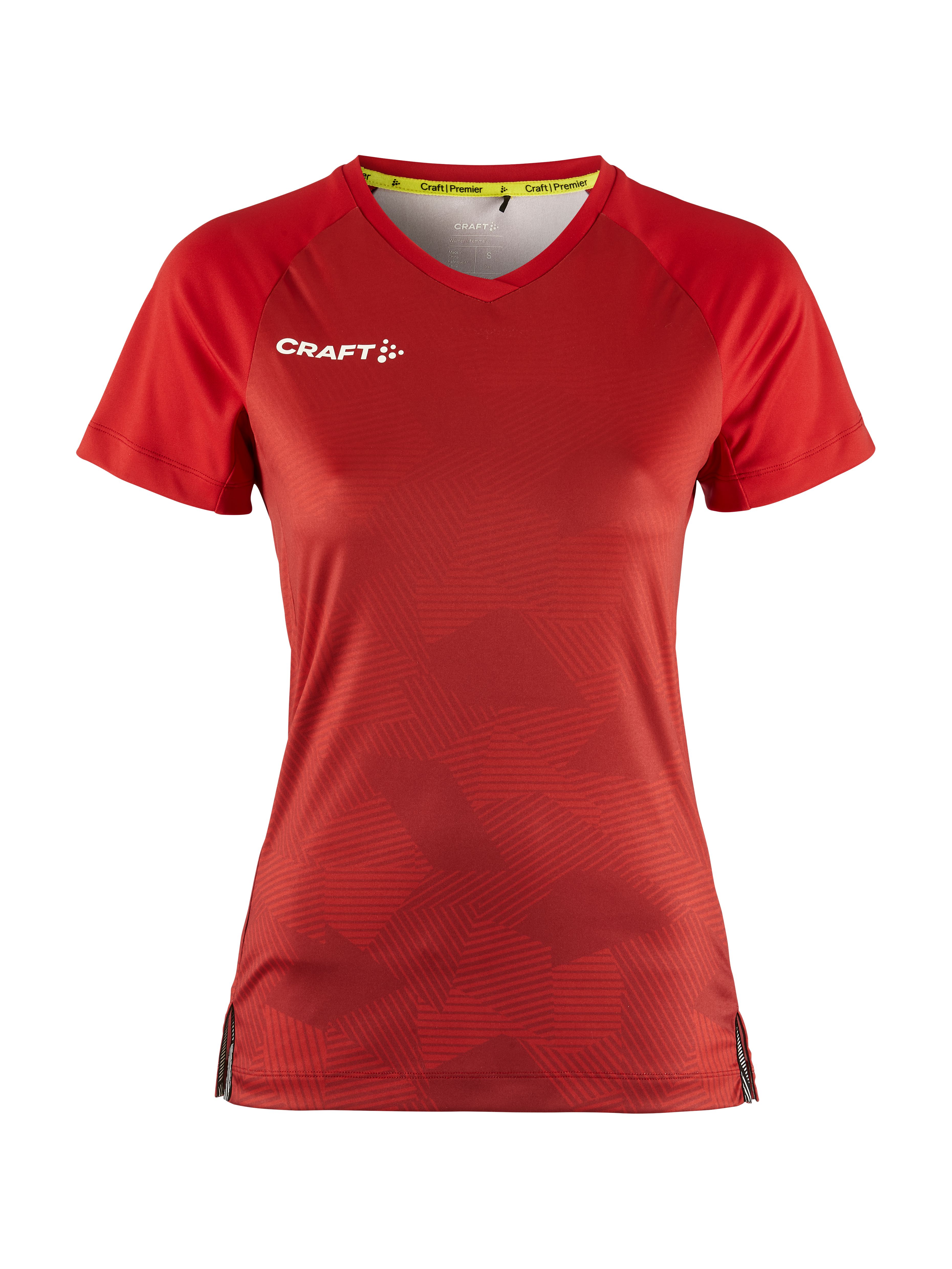 CRAFT Premier Fade T-shirt, Dame - rPet - Mørkerød