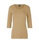 ID Stretch T-shirt ¾ ærmet, dame - Sand