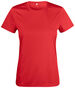 CLIQUE Basic Active-T, Dame, Spun Dyed - Rød