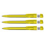 KLIO Pen Transparent med plast tip 4 GB usb stik. - Gul
